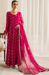 Aneelas - Winter 3PC Sequin Embroidered Suit - SS0489